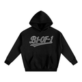 Black Signature Logo Hoodie