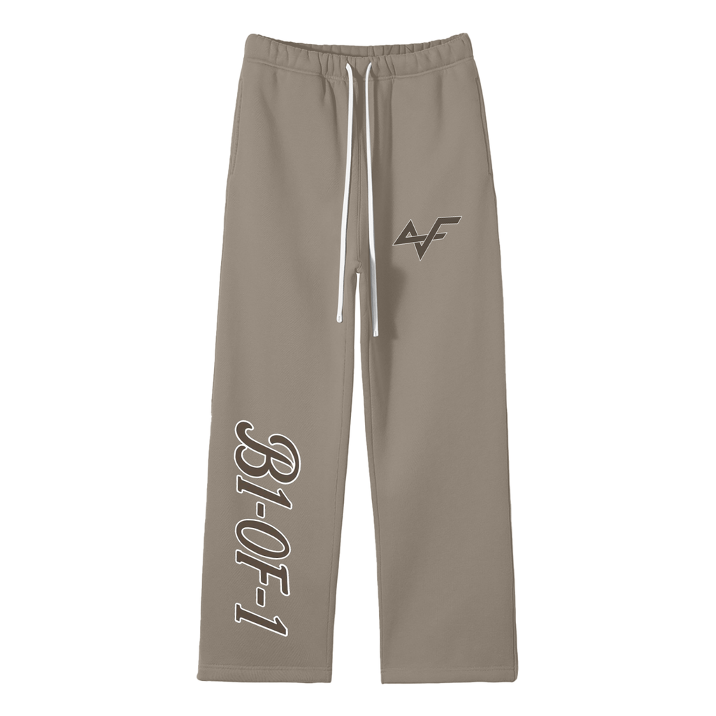 Grey Coffee Signature Logo Sweat Pants