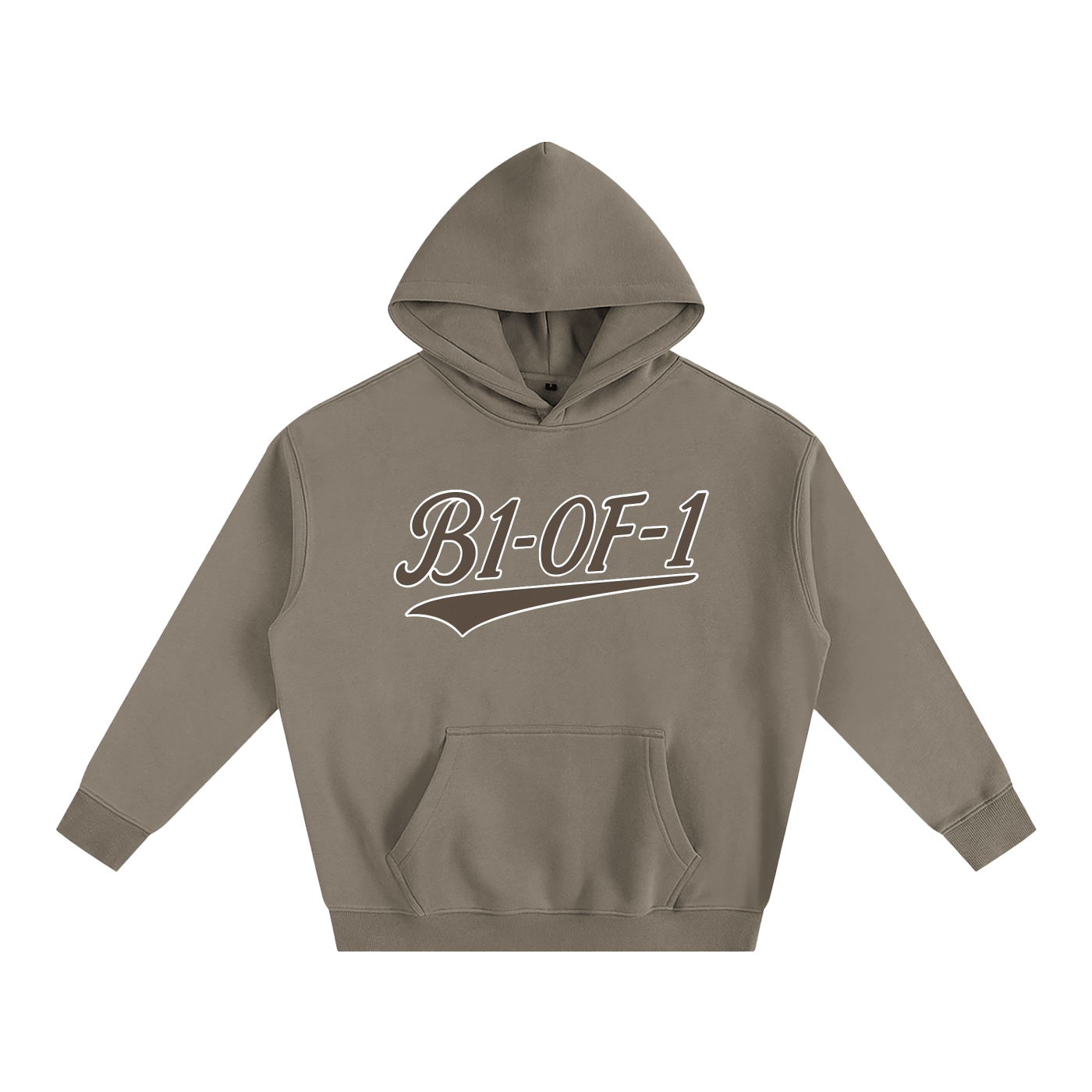 Grey Coffee Signature Logo Hoodie