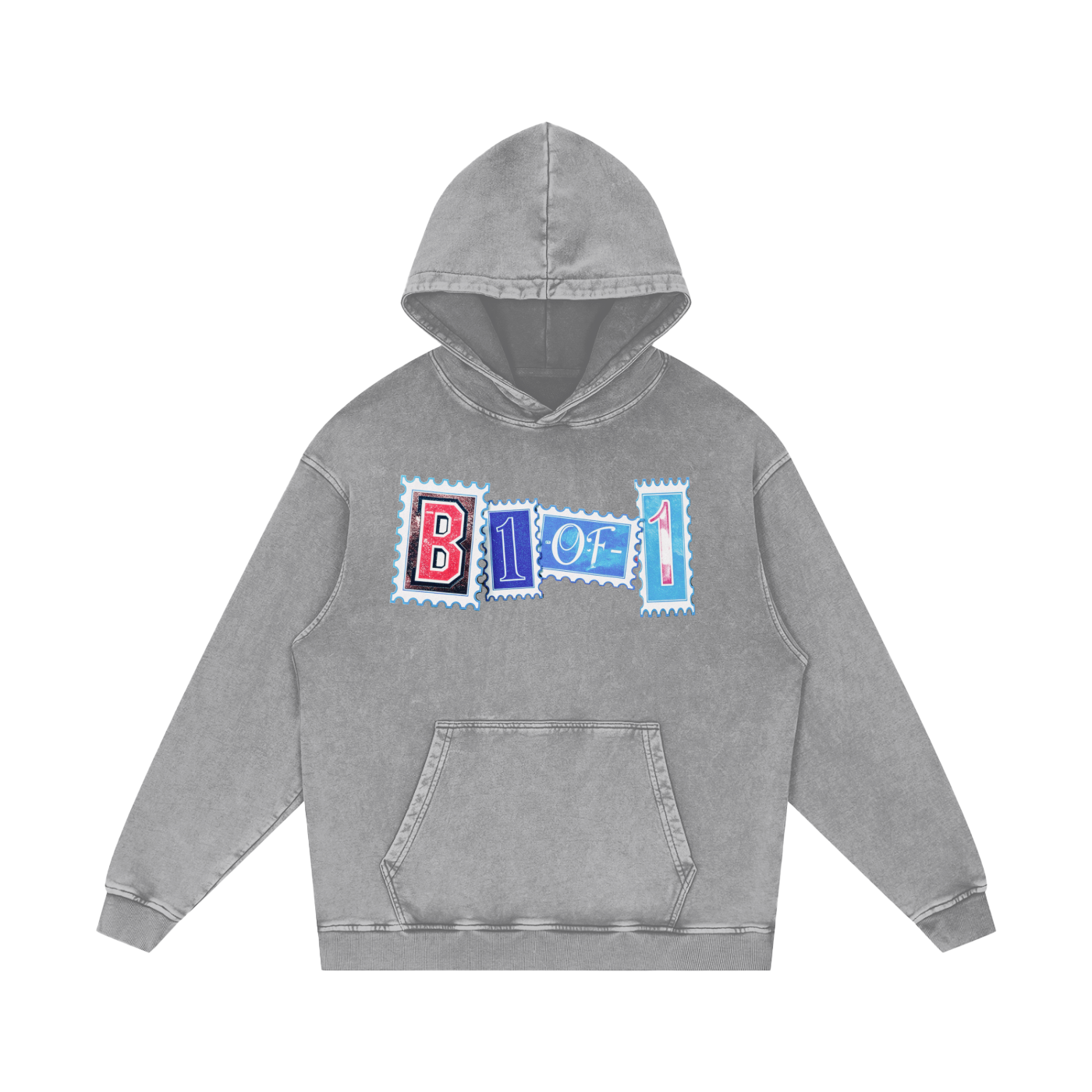 Vintage Wash Stamp Hoodie